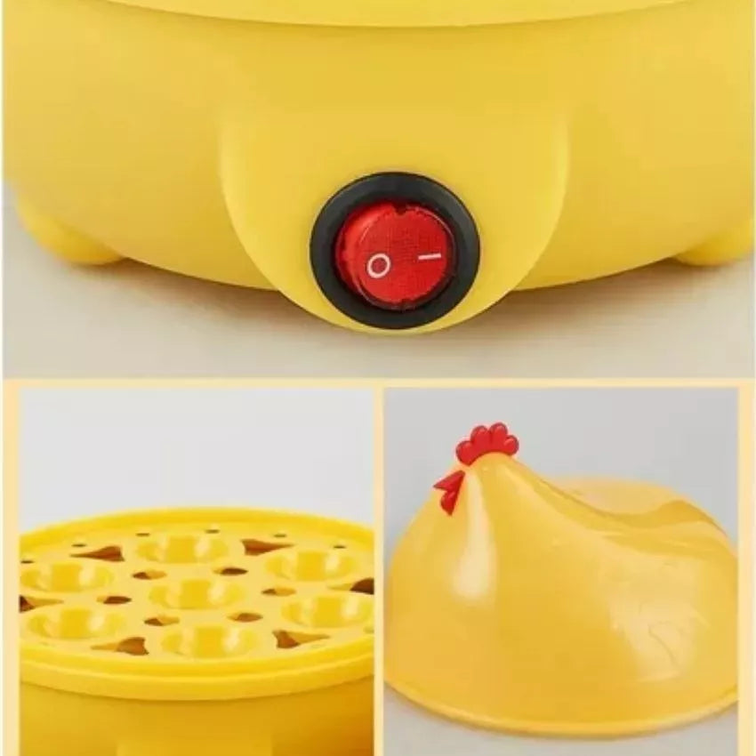 Gallina Electrica Cocinador Hervidor De 7 Huevos A Vapor Fit