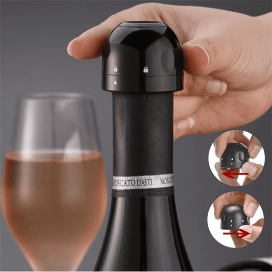 Tapon bomba para vino sellador tapa con seguro