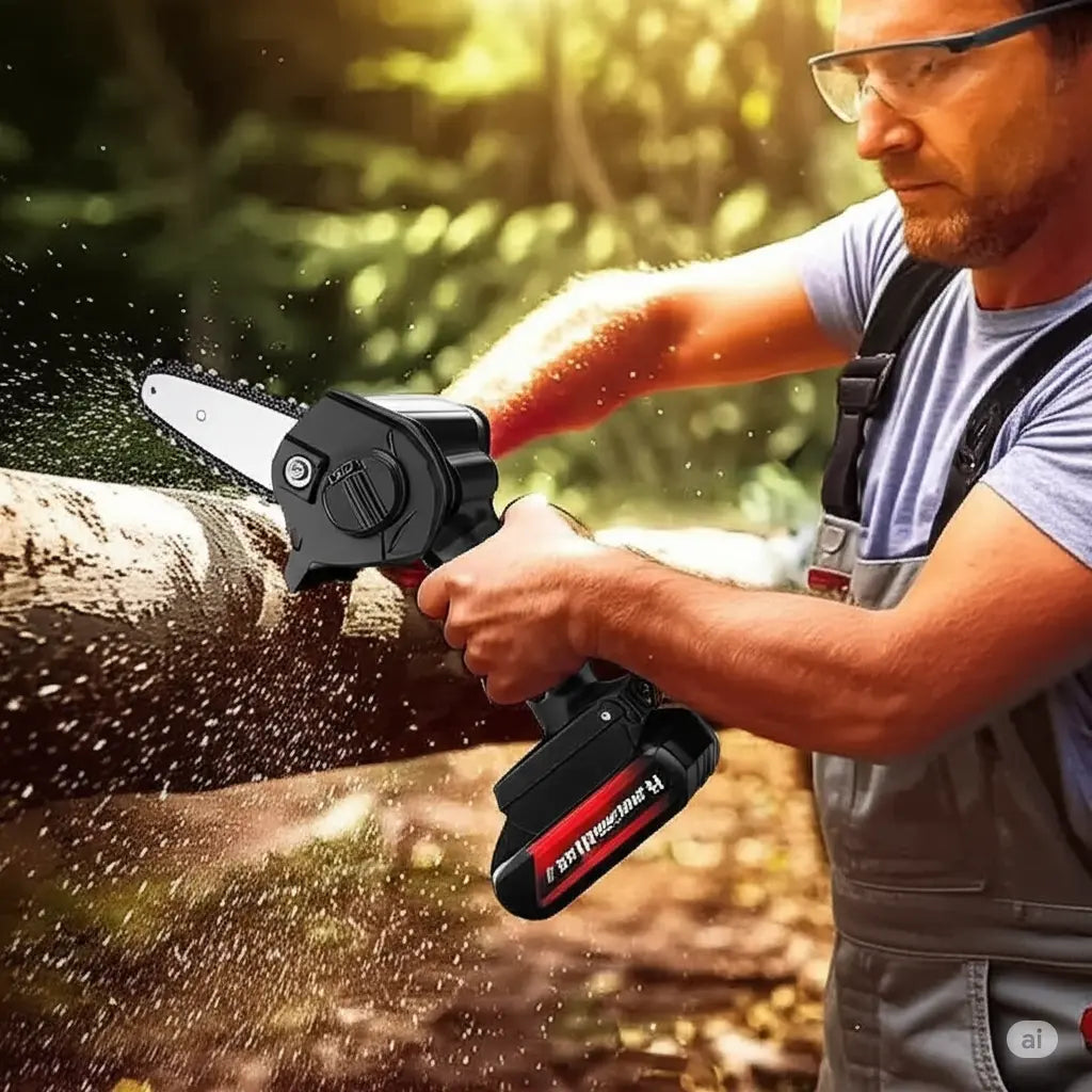 Mini Motosierra Portátil CortaFácil Max ¡Corta Todo en Segundos!